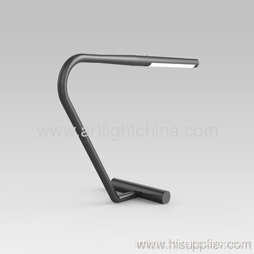 Captivating 6w Led Table Lamp. Grey And Black